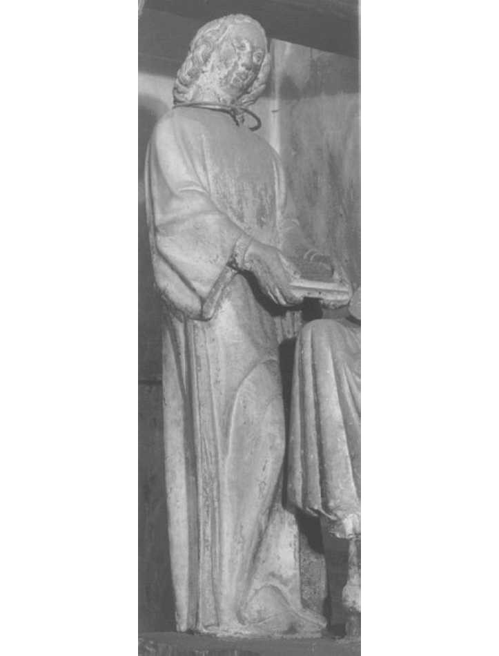 angelo (statua) - ambito campionese (sec. XIV)