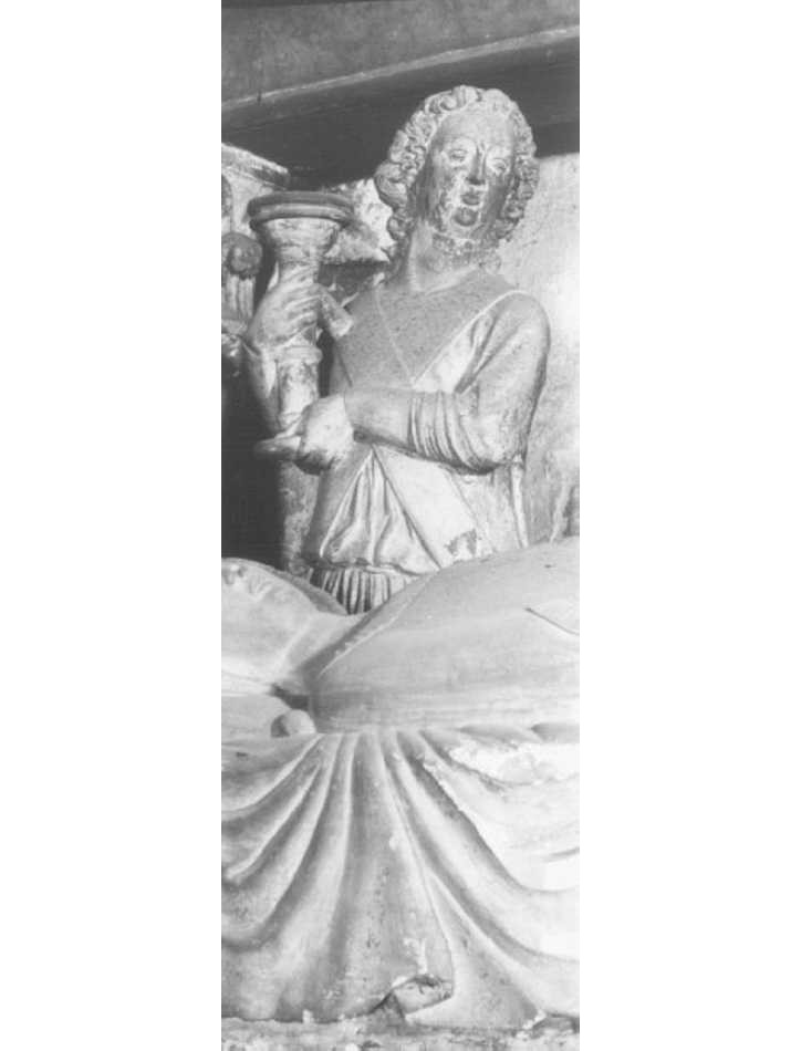 angelo (statua) - ambito campionese (sec. XIV)