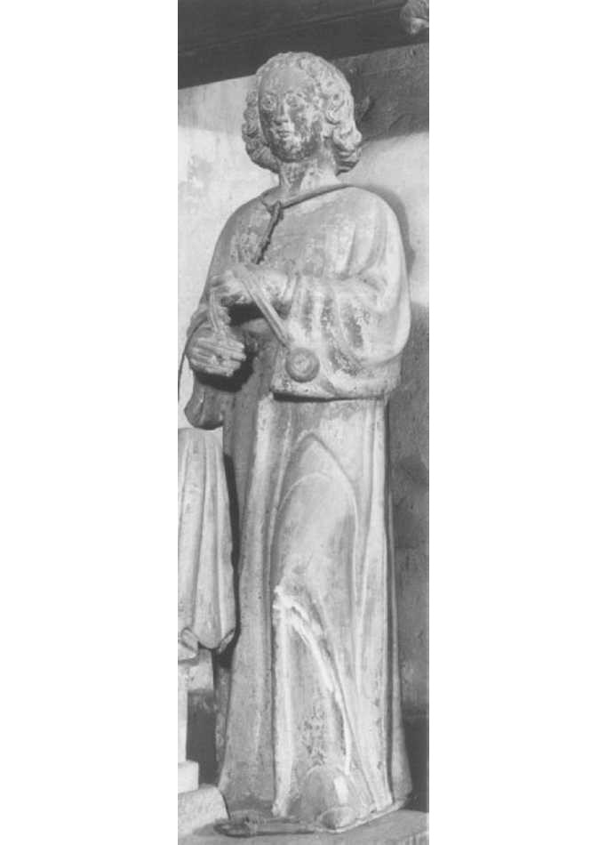 angelo (statua) - ambito campionese (sec. XIV)