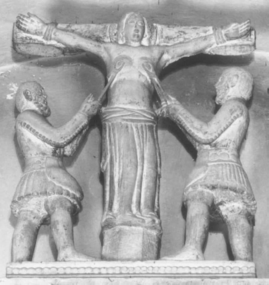 martirio di Sant'Agata (gruppo scultoreo) - ambito campionese (sec. XIV)