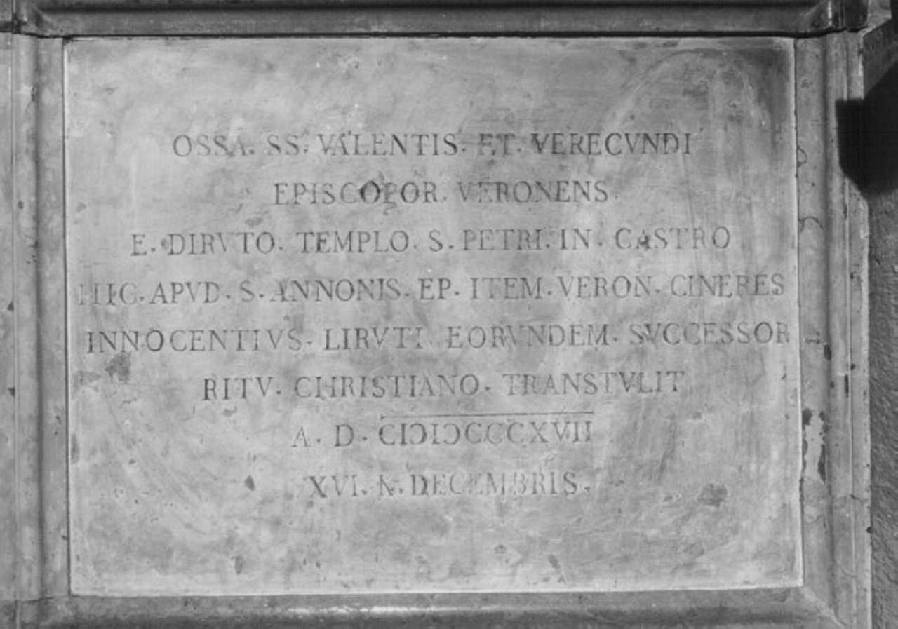 lapide - ambito veneto (sec. XIX)