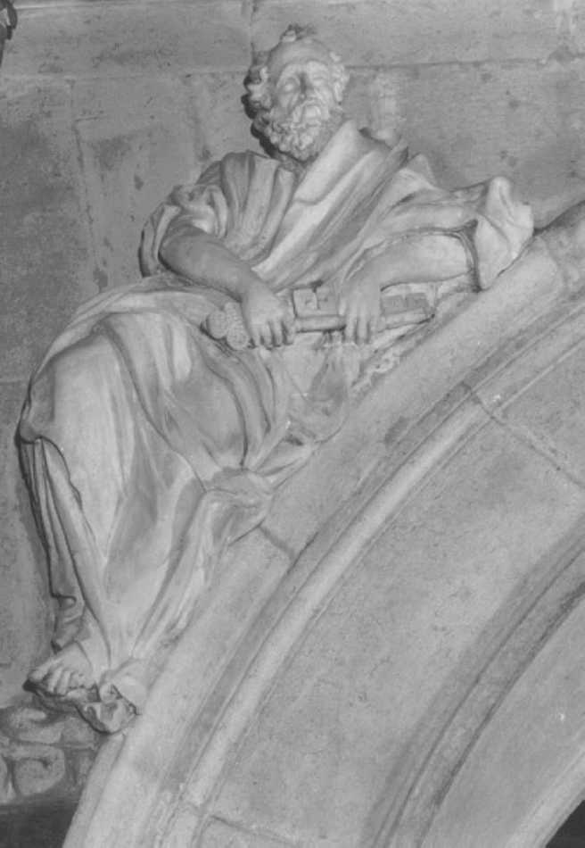San Pietro (rilievo) di Cignaroli Diomiro (attribuito) (sec. XVIII)