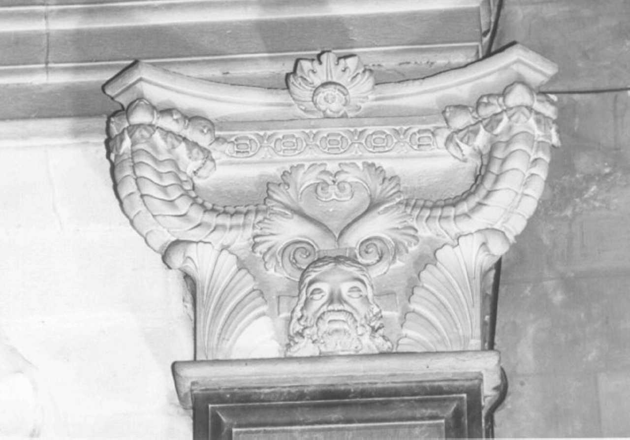 volto di Cristo (cornice architettonica) - ambito veneto (sec. XVIII)