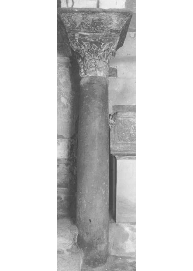 fusto di colonna - ambito veronese (secc. XI/ XII)