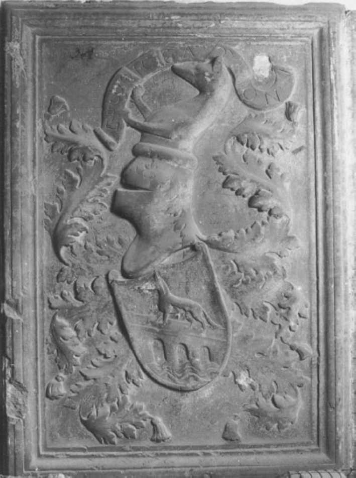 lastra tombale - ambito veneto (prima metà sec. XVI)