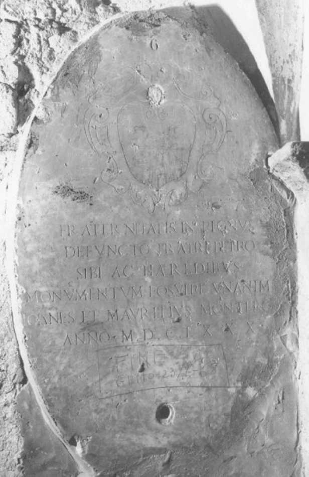 lastra tombale - ambito veneto (sec. XVII)