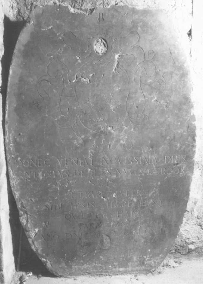 lastra tombale - ambito veneto (sec. XVII)