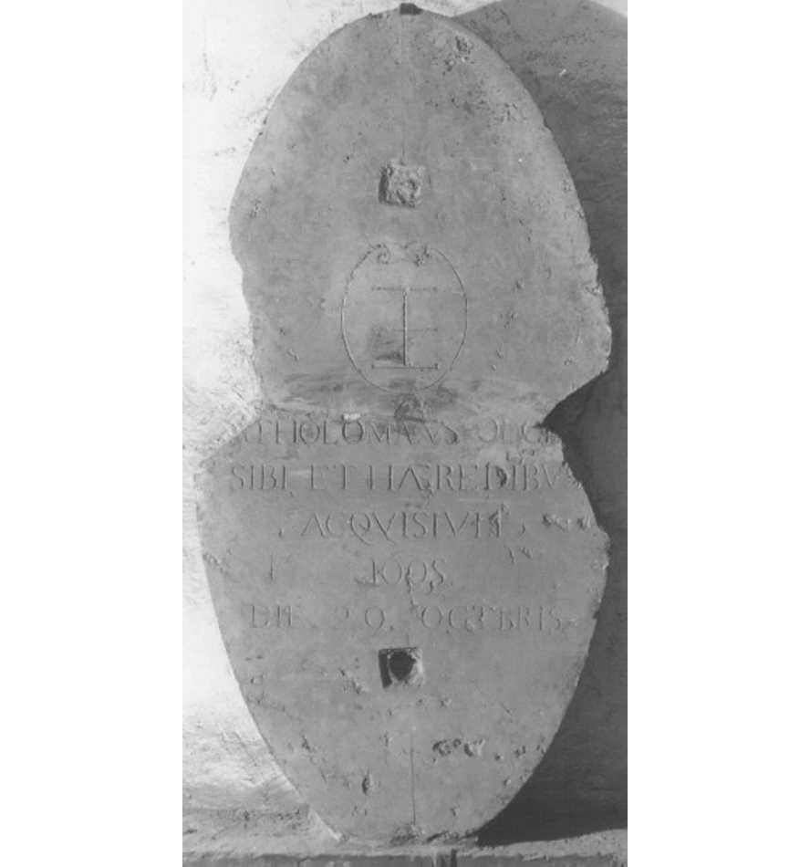 lastra tombale - ambito veneto (sec. XVII)