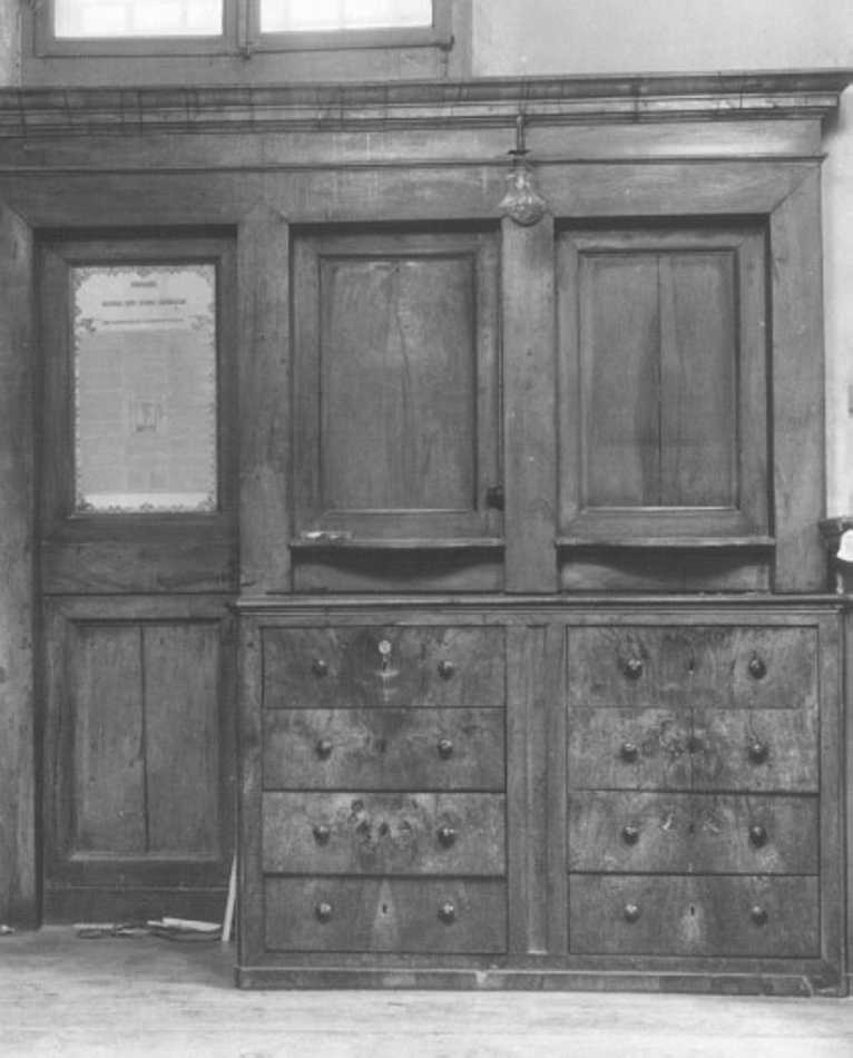 mobile da sacrestia - ambito veneto (secc. XIX/ XX)