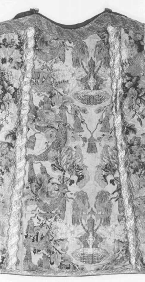 tessuto, frammento - manifattura francese, manifattura italiana (sec. XVIII)