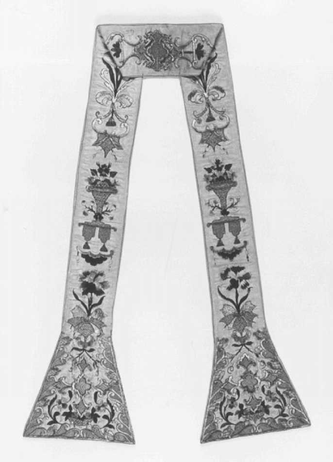 stola - manifattura italiana (sec. XVIII)
