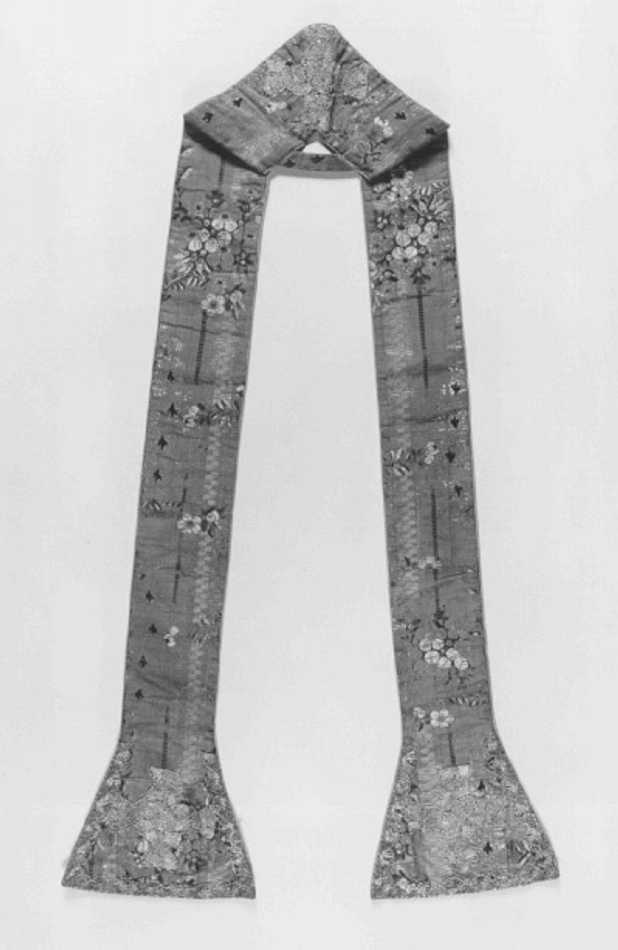 stola - manifattura francese, manifattura italiana (sec. XVIII)