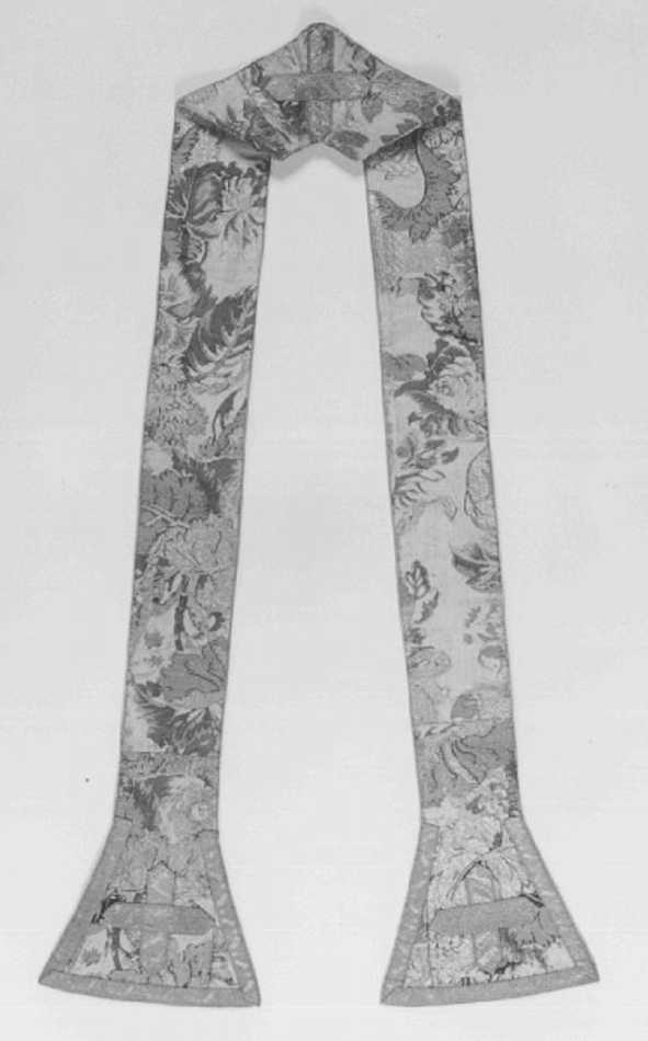 stola - manifattura italiana (secondo quarto sec. XVIII)