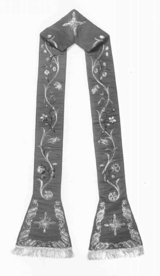 stola - manifattura italiana (prima metà sec. XVIII, sec. XX)