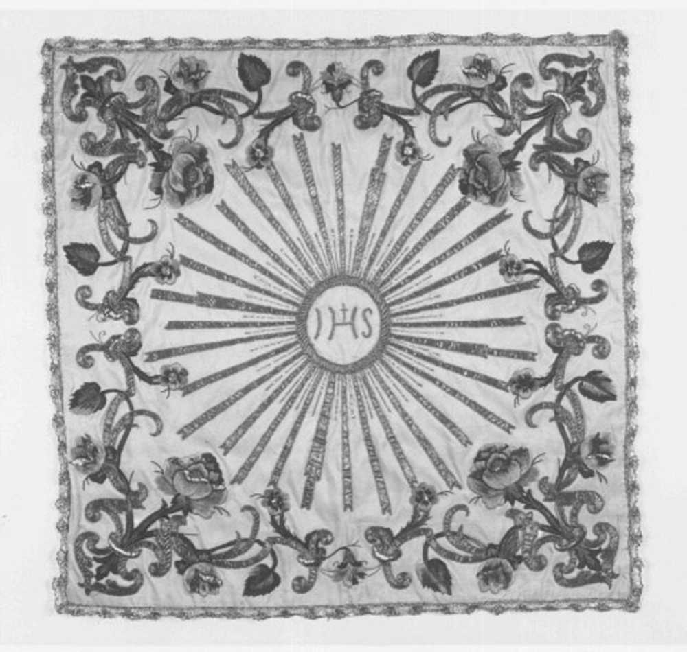 velo di calice - ambito veneto (sec. XVIII)