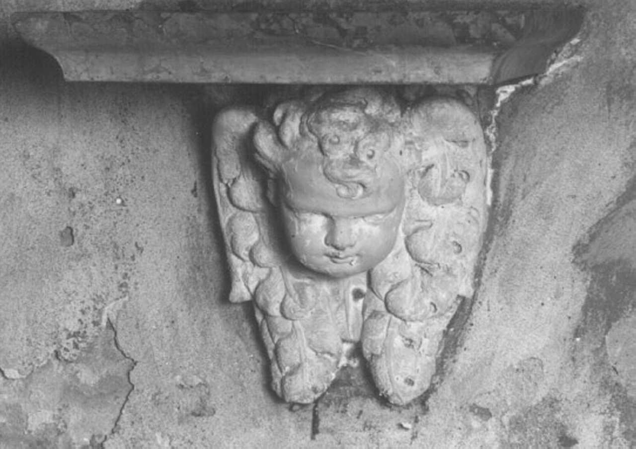 cherubino (mensola) - ambito veronese (sec. XVIII)
