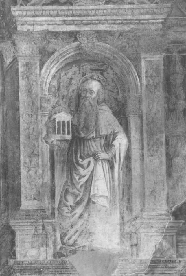 San Girolamo (dipinto, elemento d'insieme) di Falconetto Giovanni Maria (secc. XV/ XVI)