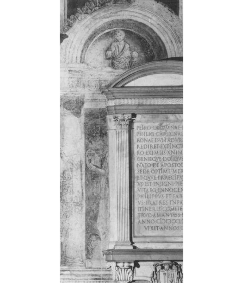 dipinto, frammento di Morone Domenico (maniera) (fine/inizio secc. XV/ XVI)