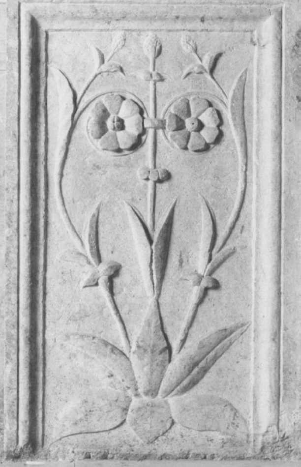 motivo decorativo fitomorfo (rilievo, elemento d'insieme) di Maestro Modesto (attribuito) (secc. XV/ XVI)