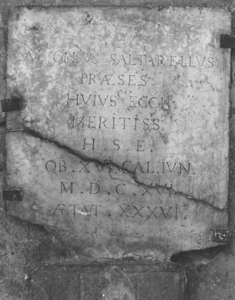 lastra tombale - ambito veneto (sec. XVII)