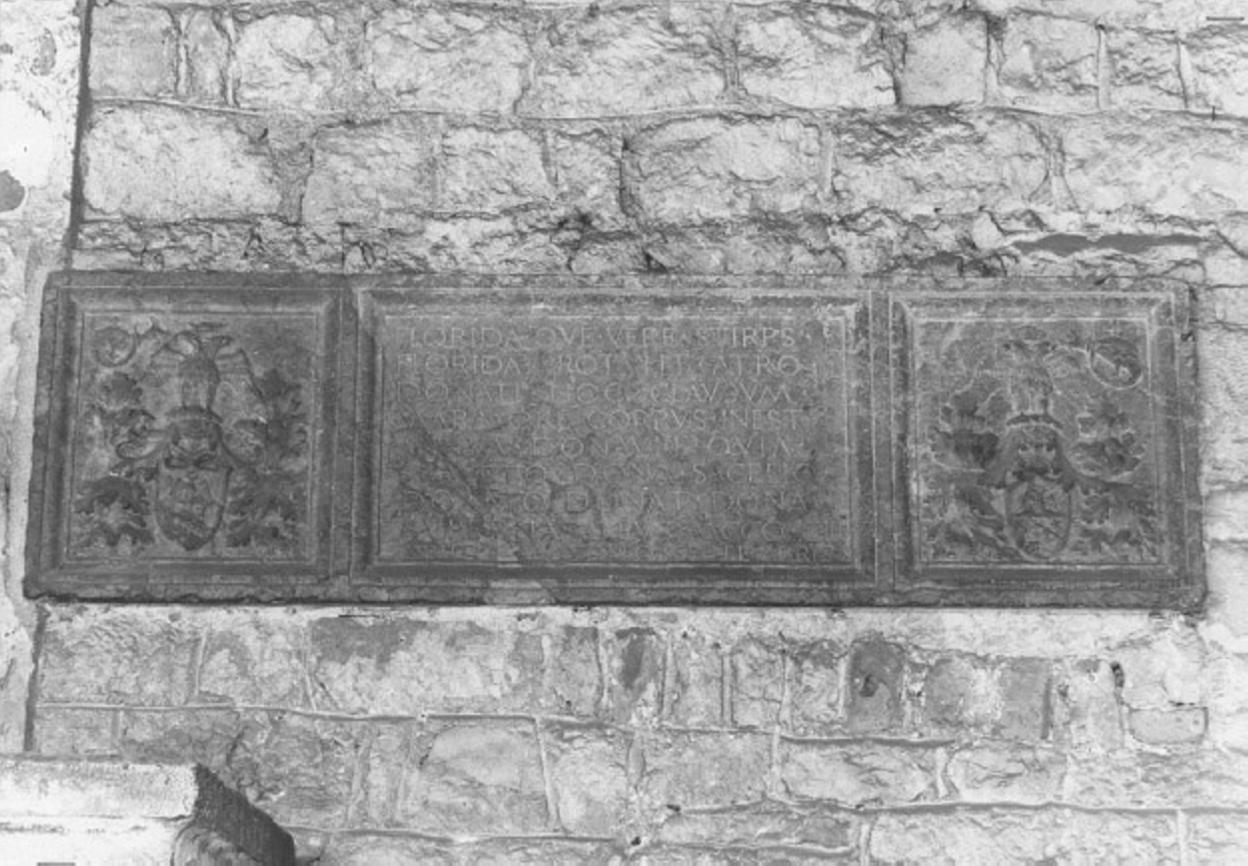 lastra tombale - ambito veneto (sec. XVI)