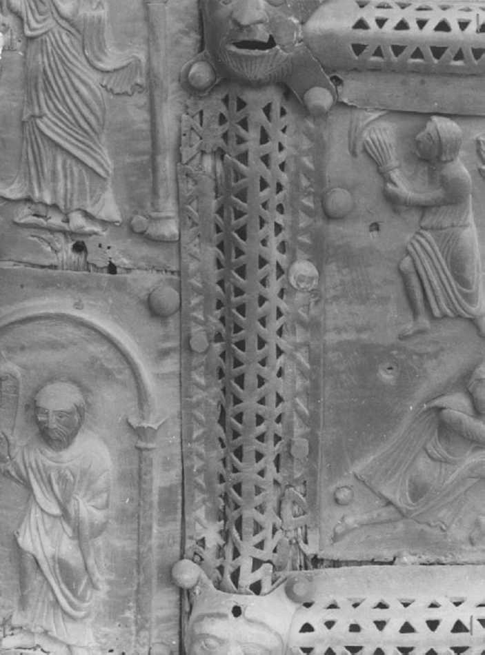 motivi decorativi geometrici (cornice, elemento d'insieme) di Secondo Maestro di San Zeno (e aiuti) (seconda metà sec. XII)