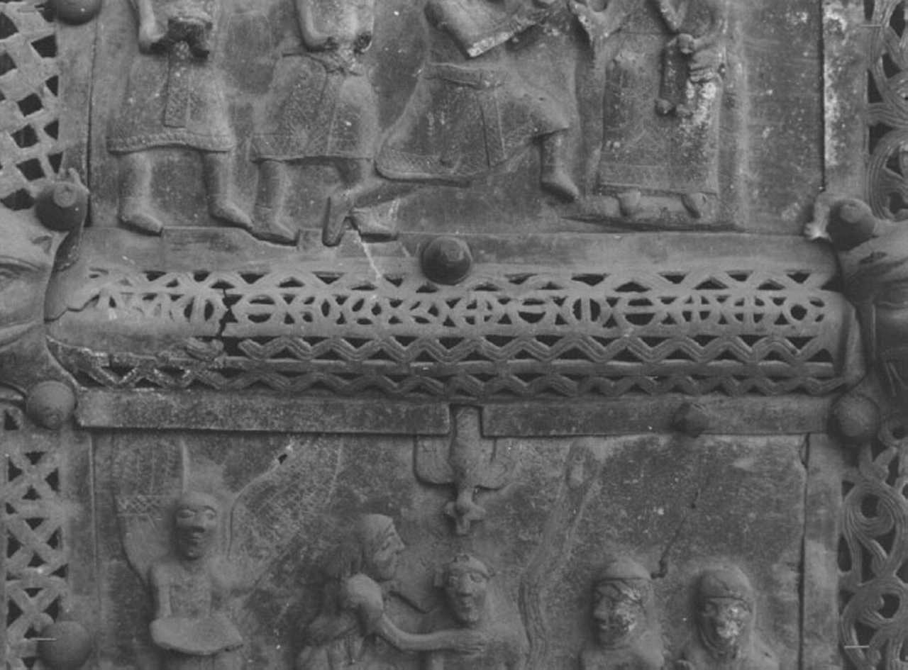 motivi decorativi geometrici (cornice, elemento d'insieme) di Primo Maestro Del Portale Di San Zeno (e aiuti) (sec. XII)