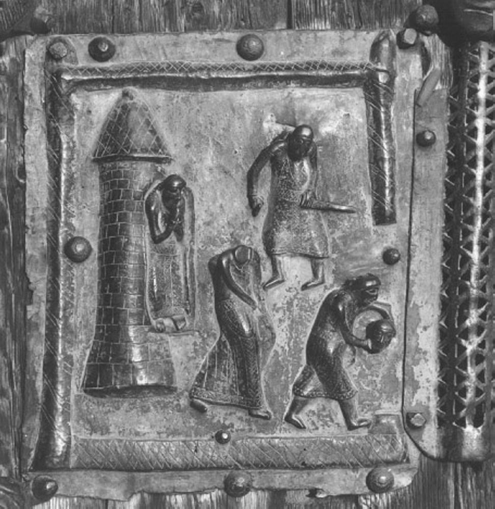decapitazione di San Giovanni Battista (formella, elemento d'insieme) di Primo Maestro Del Portale Di San Zeno (e aiuti) (sec. XII)