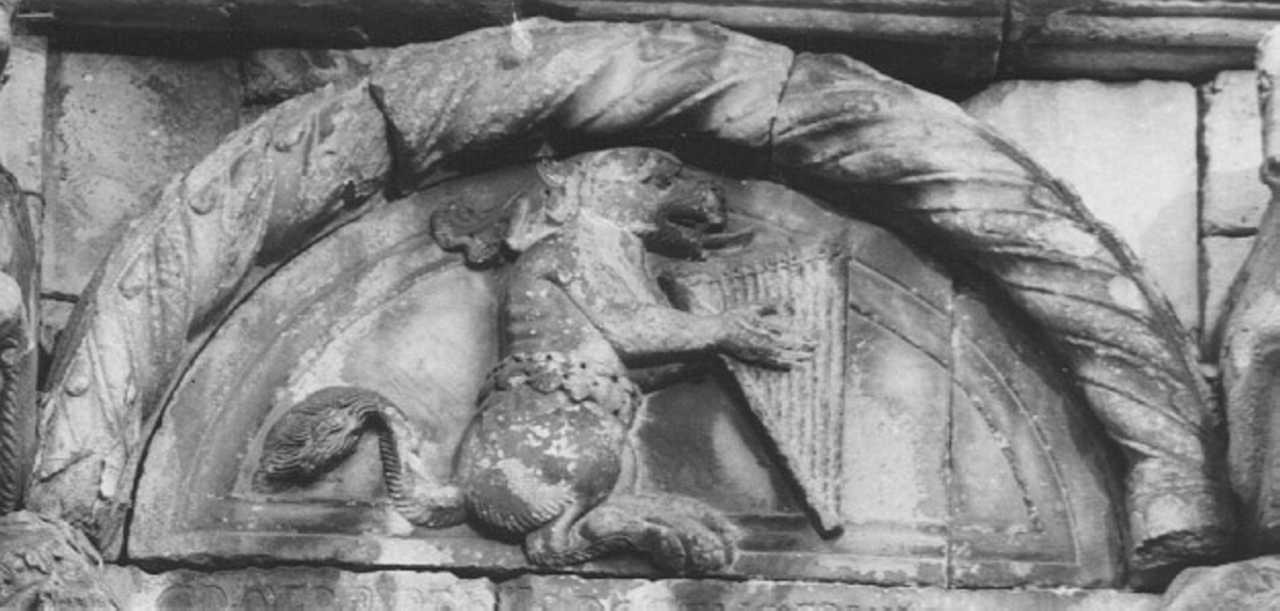 rilievo, elemento d'insieme di Nicolò (bottega) (sec. XII)