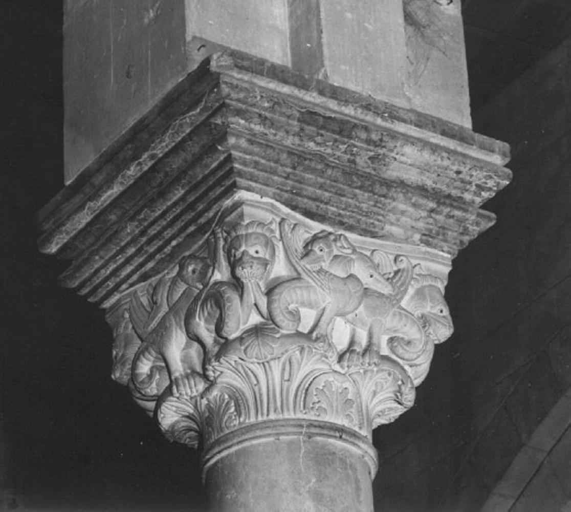 capitello, elemento d'insieme di Brioloto (cerchia) (fine/inizio secc. XII/ XIII)