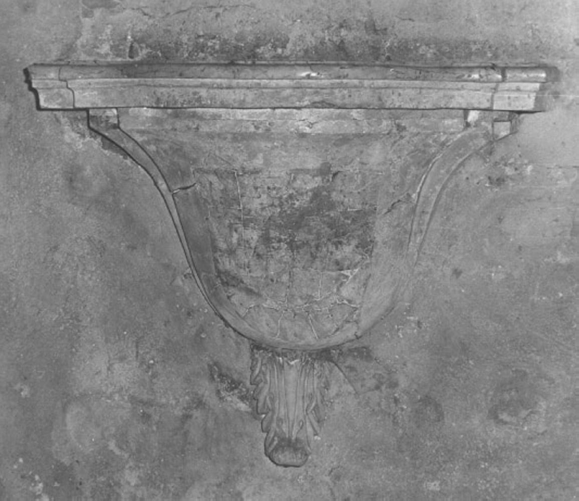 mensola - ambito veneto (seconda metà sec. XVII)