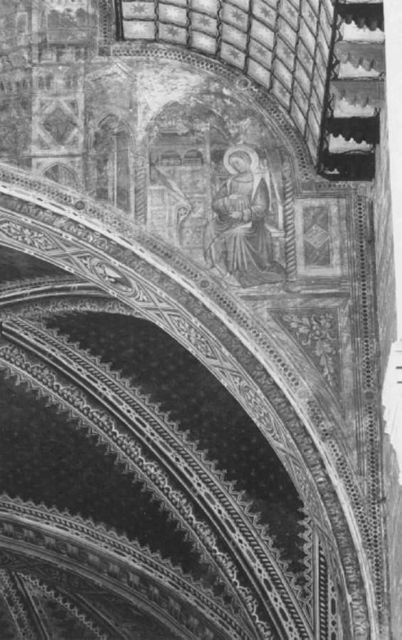 Madonna annunciata (dipinto, elemento d'insieme) di Martino da Verona (attribuito) (sec. XIV)