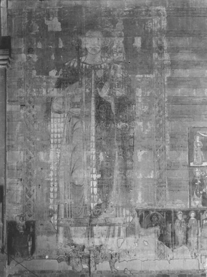 San Cristoforo (dipinto) - ambito Italia settentrionale (fine/inizio secc. XIII/ XIV)