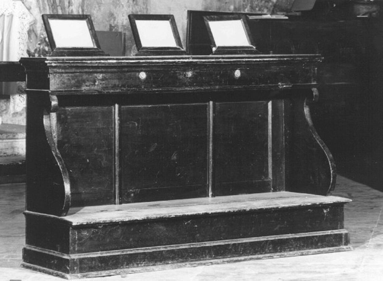 inginocchiatoio - bottega veronese (sec. XIX)