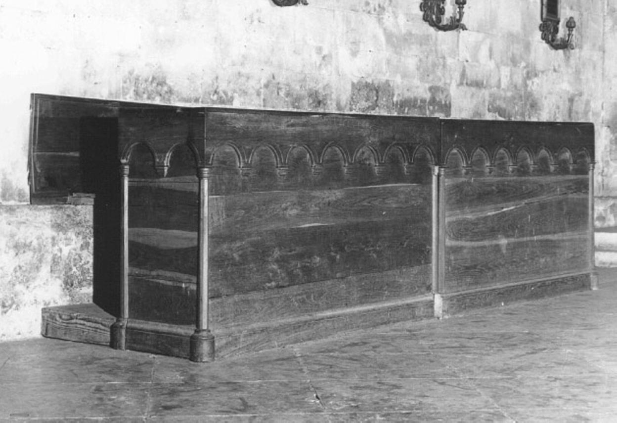 banco da chiesa - bottega veronese (sec. XIX)