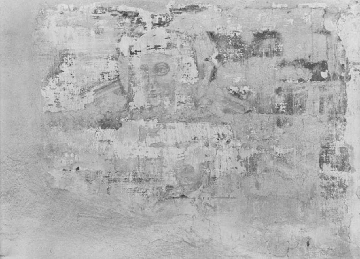 Madonna con Bambino in trono (dipinto, frammento) - ambito veronese (prima metà sec. XIV)