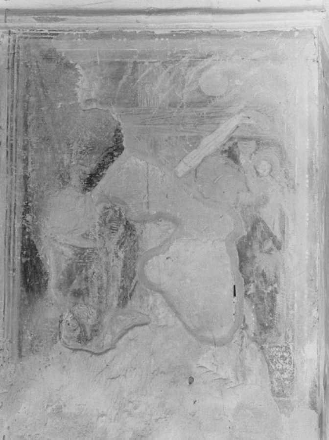 crocifissione di Cristo (dipinto) - ambito veronese (prima metà sec. XIV)