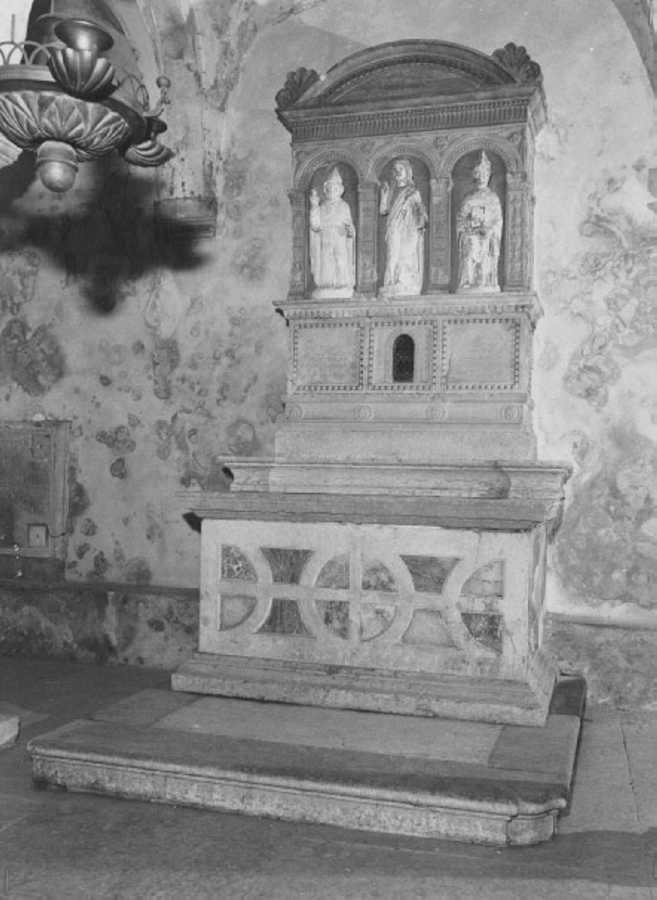 altare, insieme - bottega veronese (sec. XV)