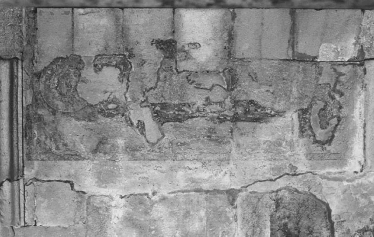 Santo (dipinto, frammento) - ambito veneto (sec. XIV)