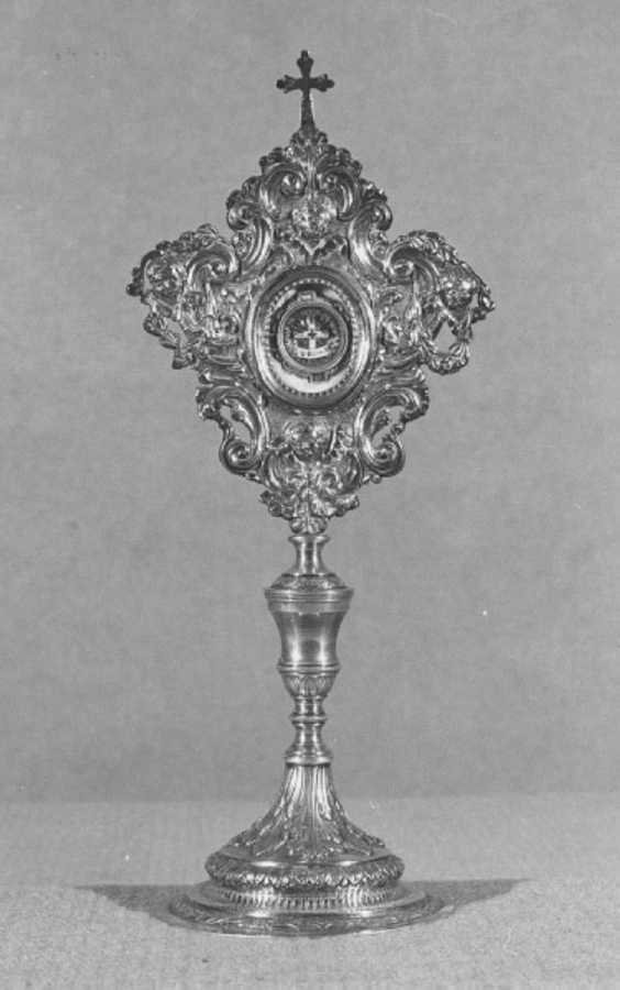 reliquiario - a ostensorio - bottega veronese (sec. XIX)