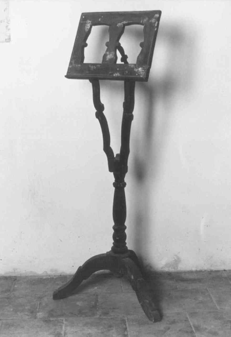 leggio - ambito veronese (seconda metà sec. XIX)