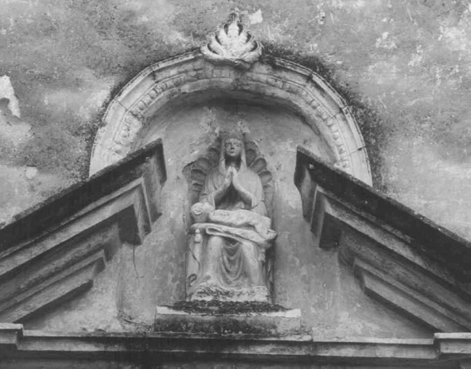 Madonna con Bambino in trono (scultura) - ambito veronese (primo quarto sec. XVI)