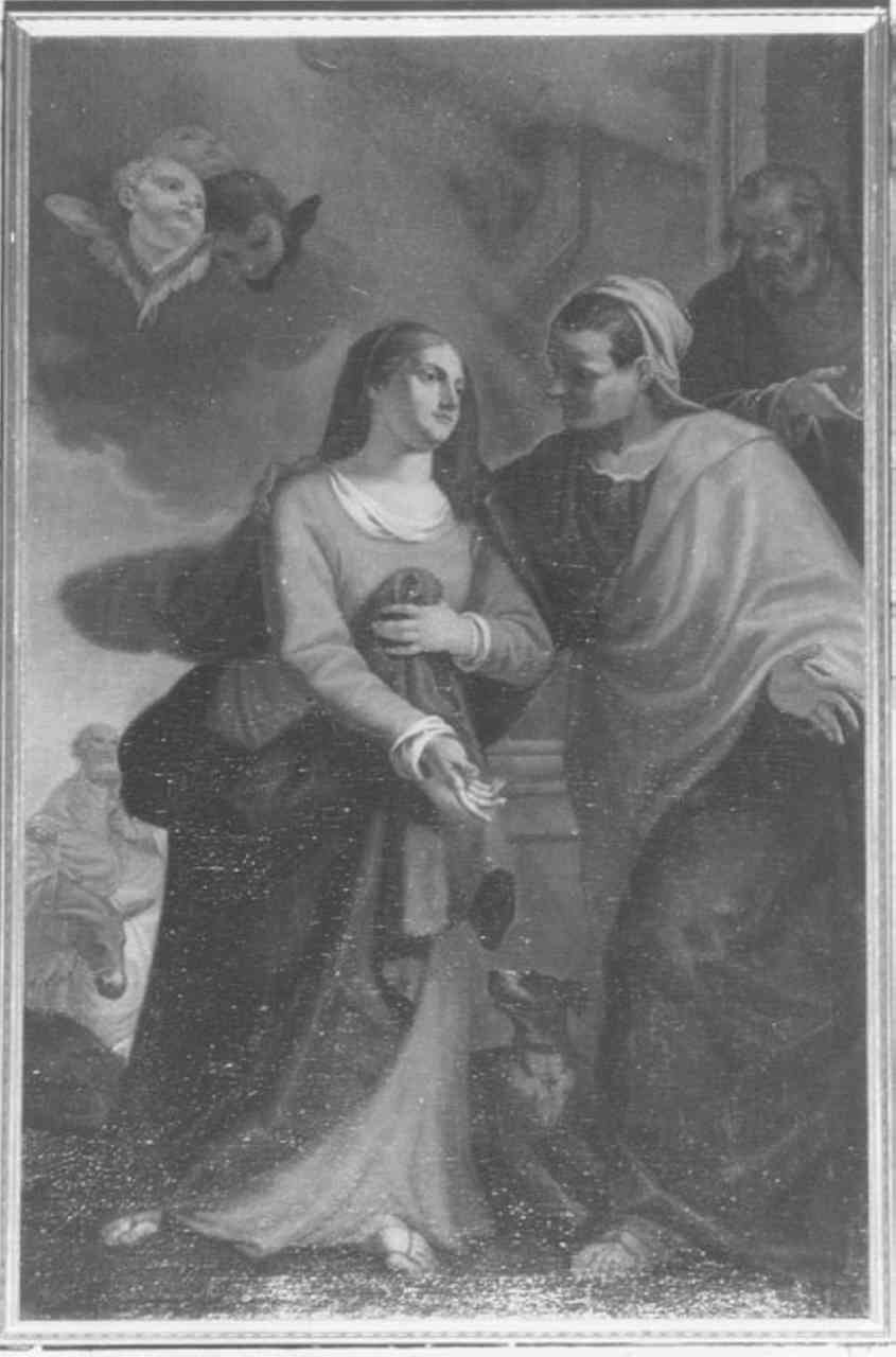 visitazione (dipinto) di Sandri Stefano (sec. XVIII)