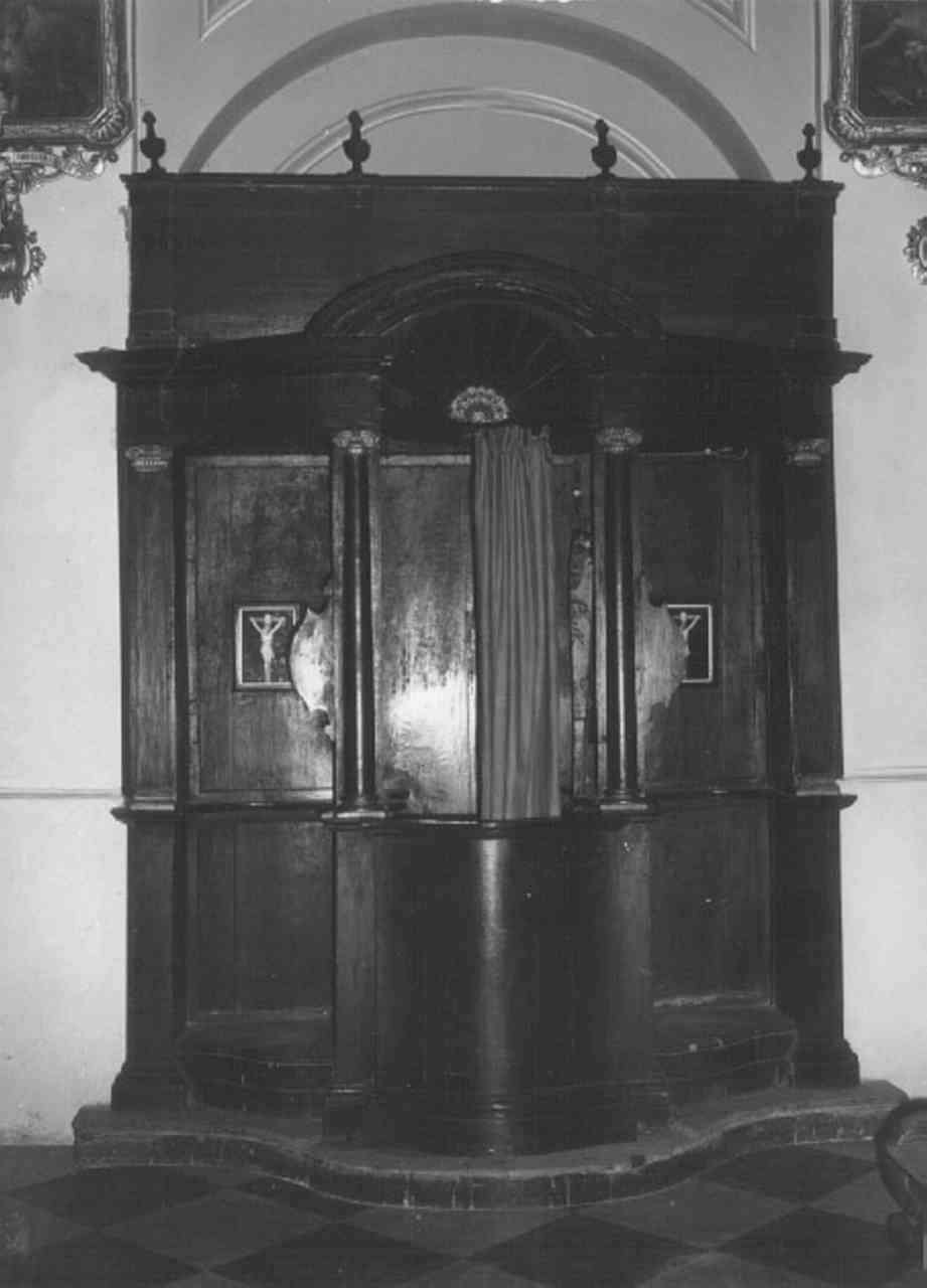 confessionale - ambito veronese (sec. XVIII)