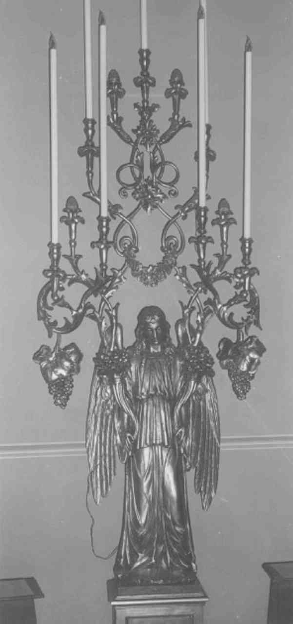 candelabro - ambito veronese (fine/inizio secc. XIX/ XX)