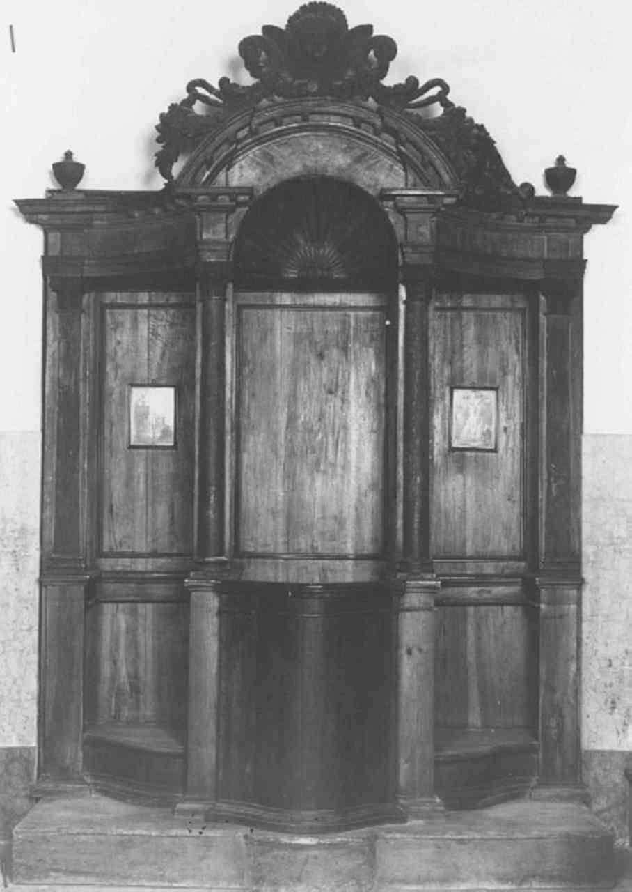 confessionale - ambito veronese (secc. XVIII/ XIX)