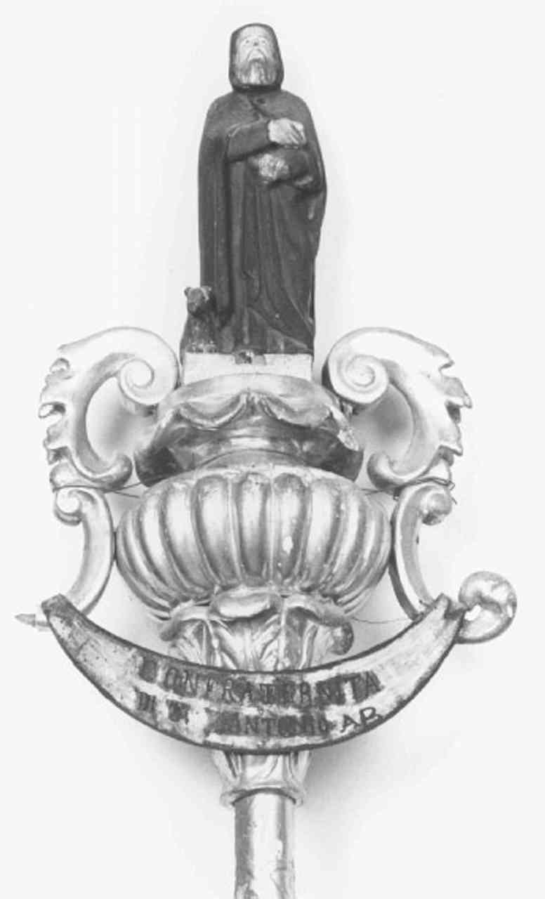 Sant'Antonio Abate (scultura) - ambito veronese (sec. XIX)