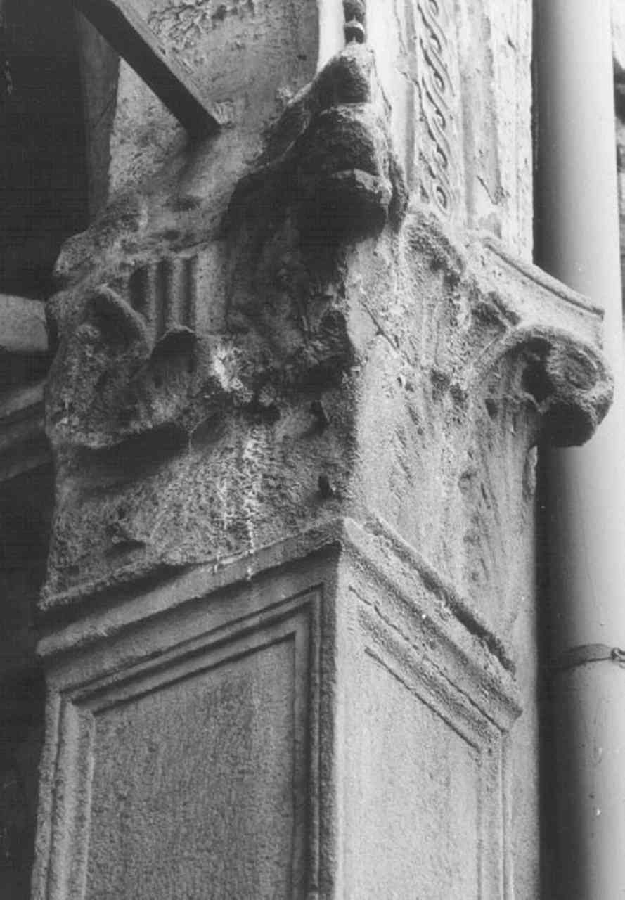 capitello - ambito veneto (ultimo quarto sec. XV)