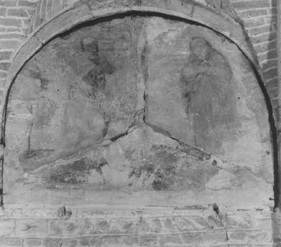 crocifissione (dipinto, frammento) - ambito veneto (sec. XVI)