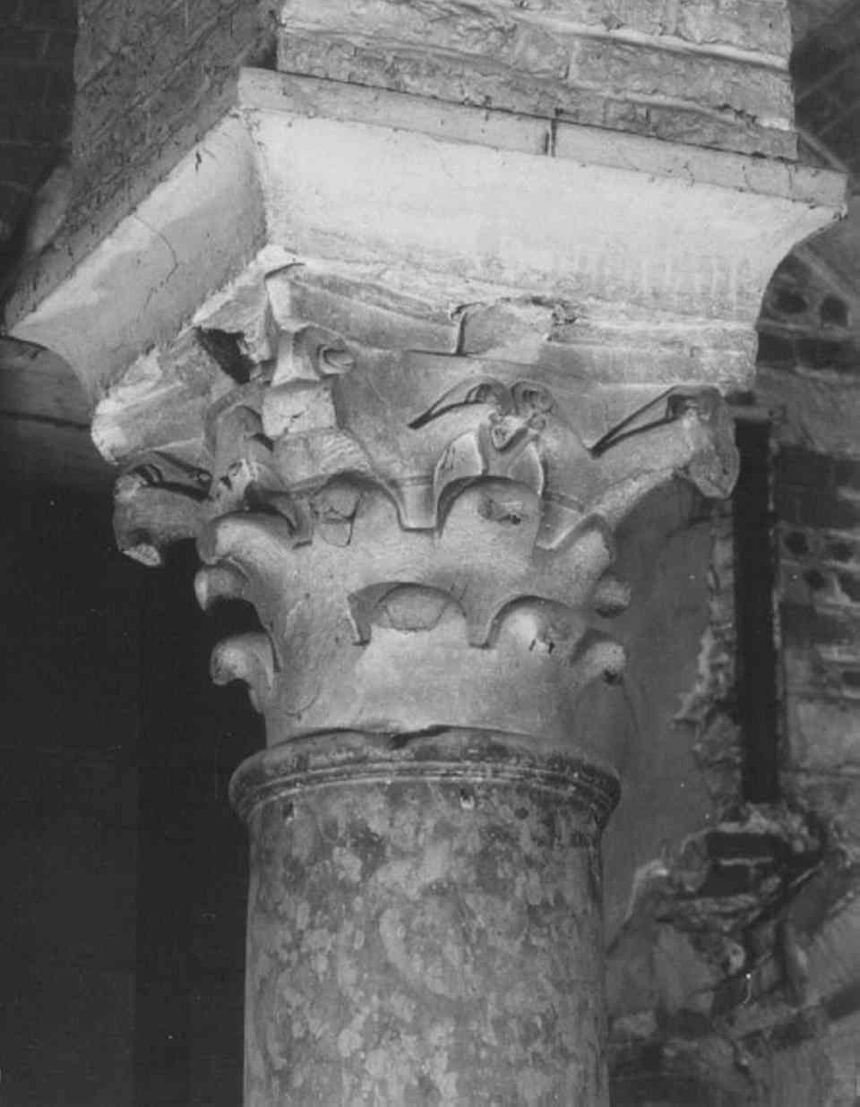 capitello - ambito veronese (sec. XII)